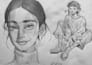 draw stylized hand drawn sketches